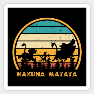 Hakuna Matata Vintage King Magnet